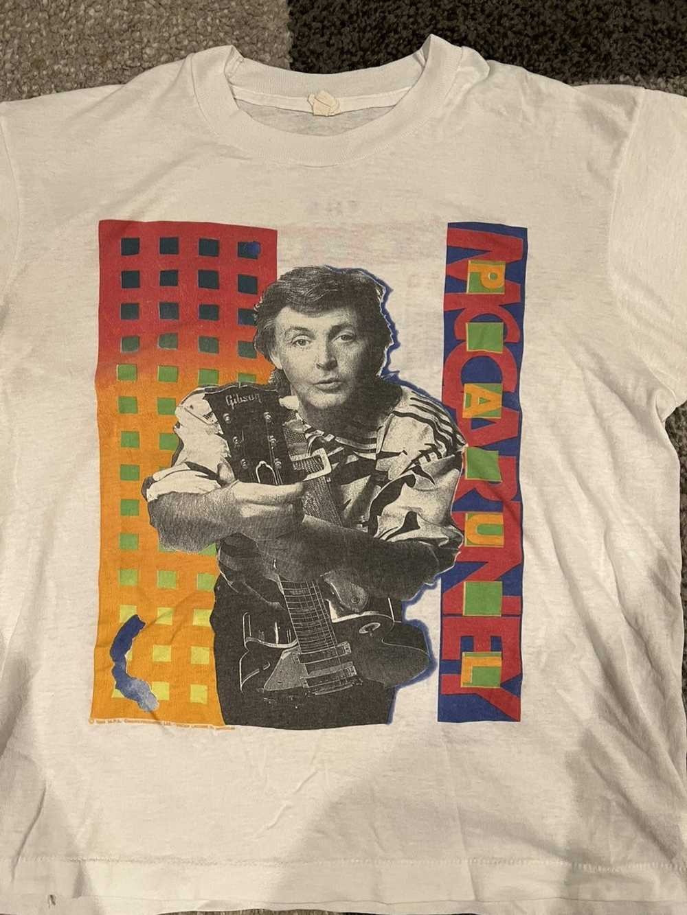 Vintage Vintage Paul McCartney Tshirt From 1989 W… - image 2