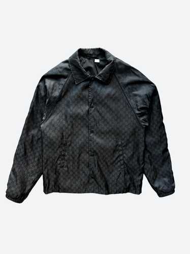 Gucci Gucci Black GG Monogram Button Up Jacket
