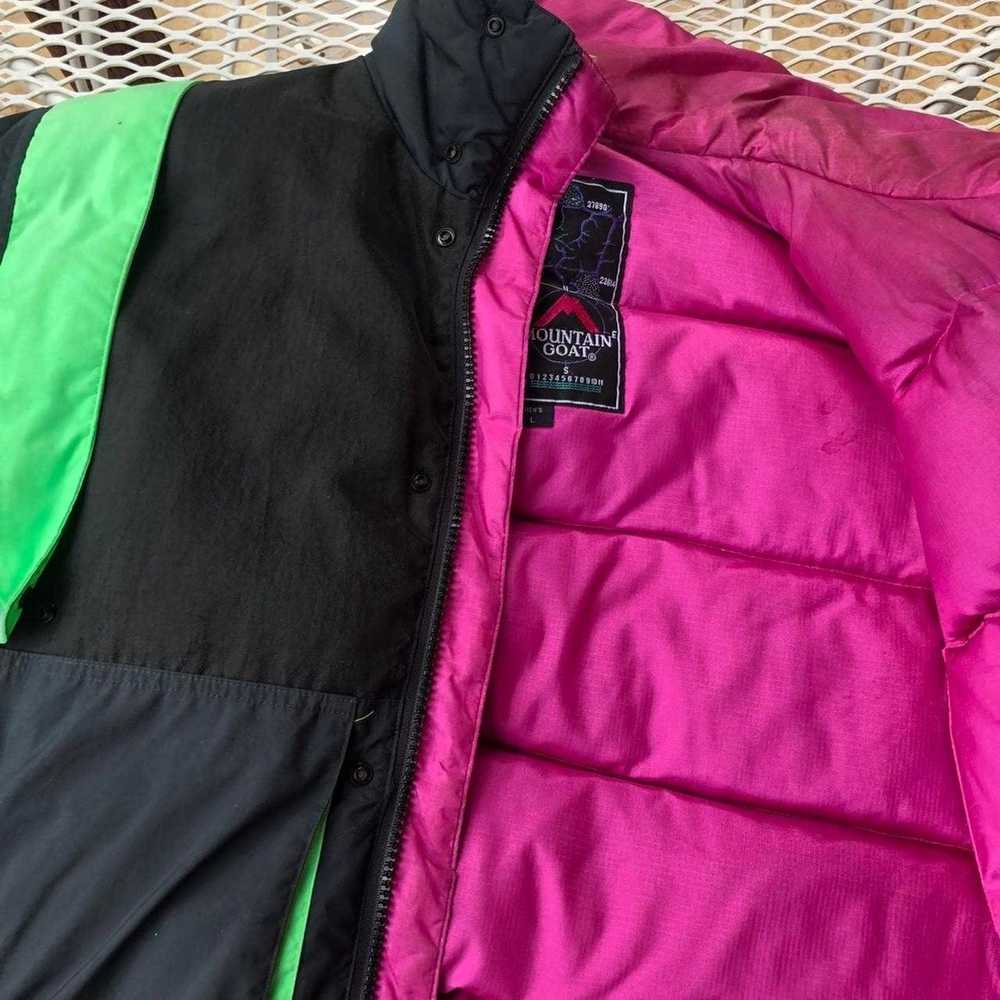 Vintage Vintage 80s Ski Jacket Neon - image 2