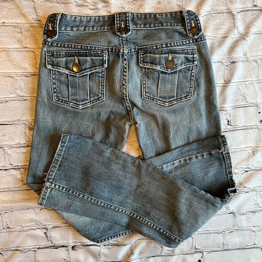 Armani Exchange Y2K A|X Jeans 2 Short Faded Sweet… - image 8