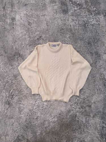 Coogi × Designer × Vintage Coogi style white knit 