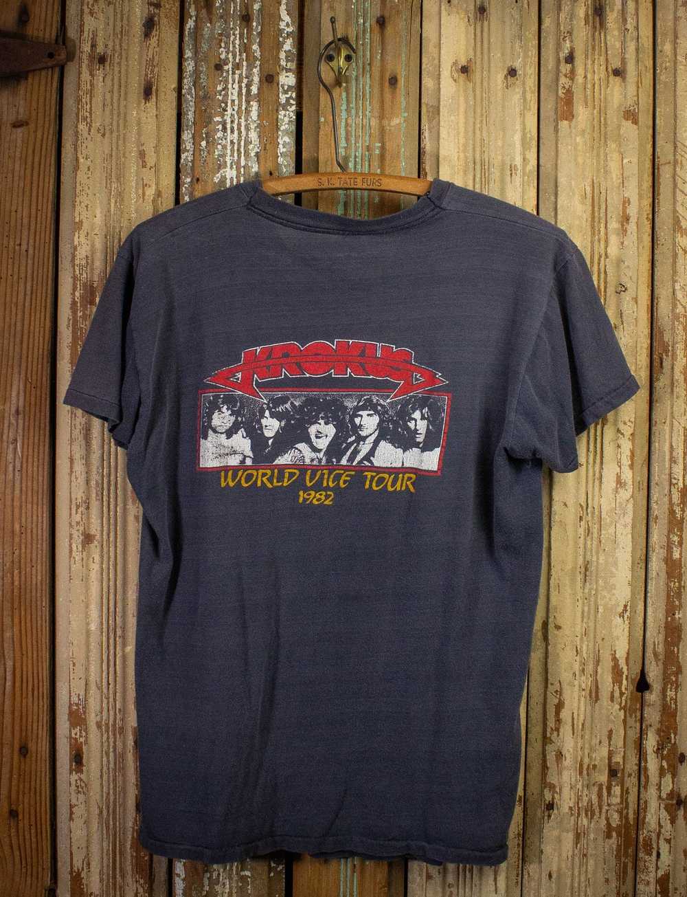 Band Tees × Vintage Vintage Krokus One Vice at a … - image 2