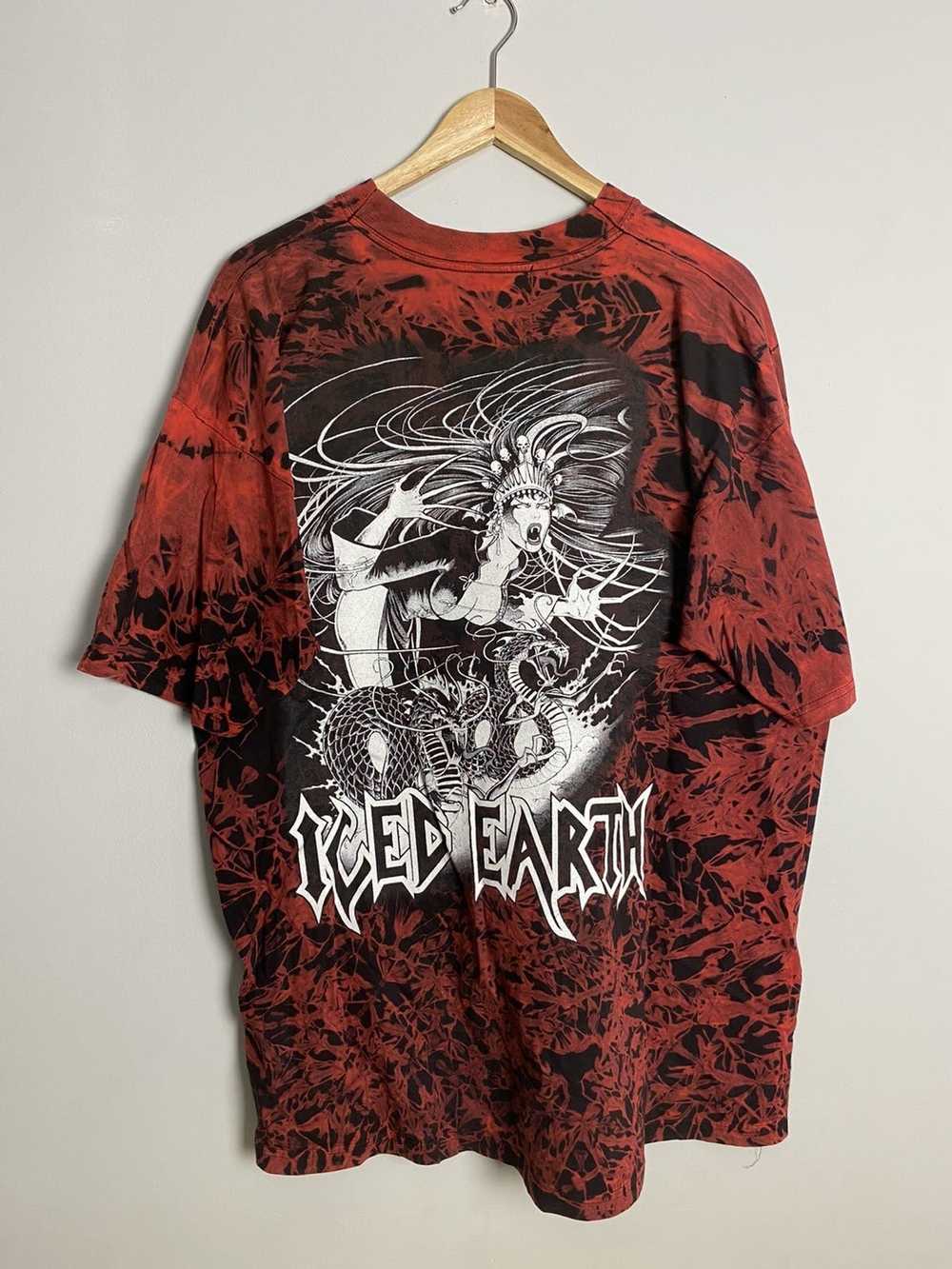 Band Tees × Rock T Shirt × Vintage Iced Earth 199… - image 2