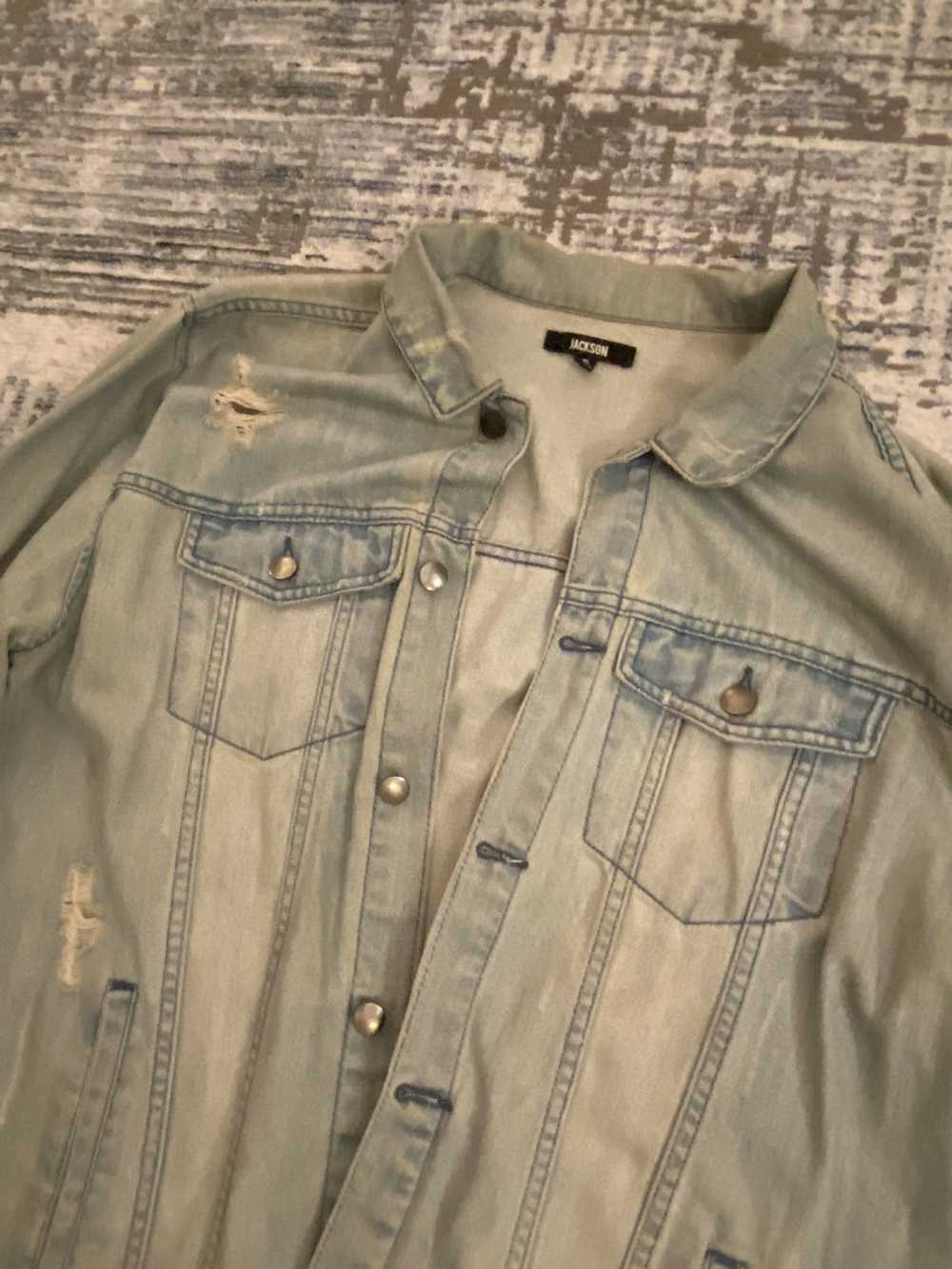 Vintage Jackson Distressed Denim Jacket - image 2