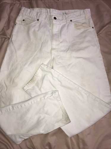 Levi's Vintage 90’s Levis Orange Tab White Jeans.