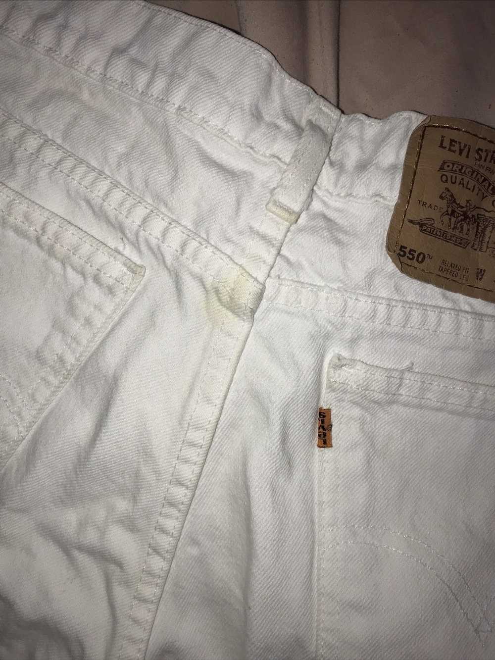 Levi's Vintage 90’s Levis Orange Tab White Jeans. - image 4