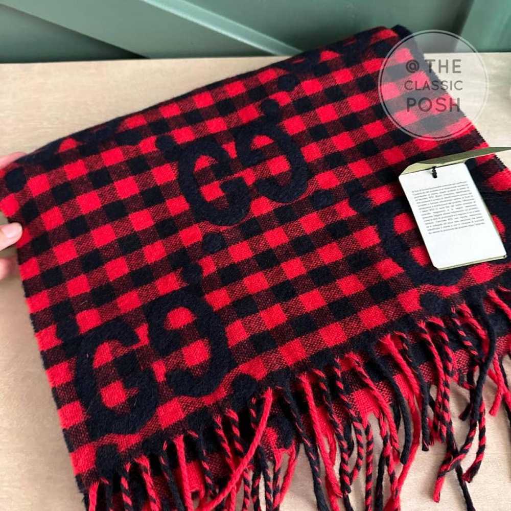 Gucci Wool scarf - image 4