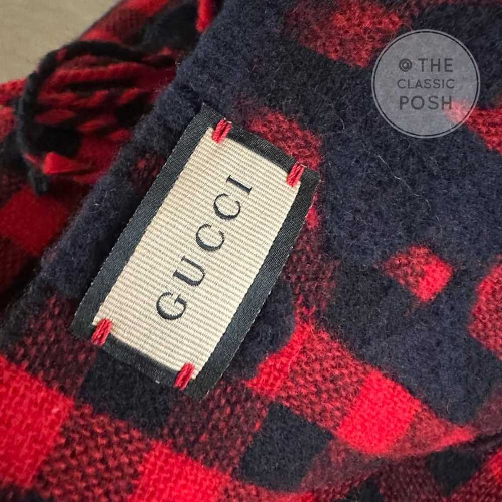 Gucci Wool scarf - image 9