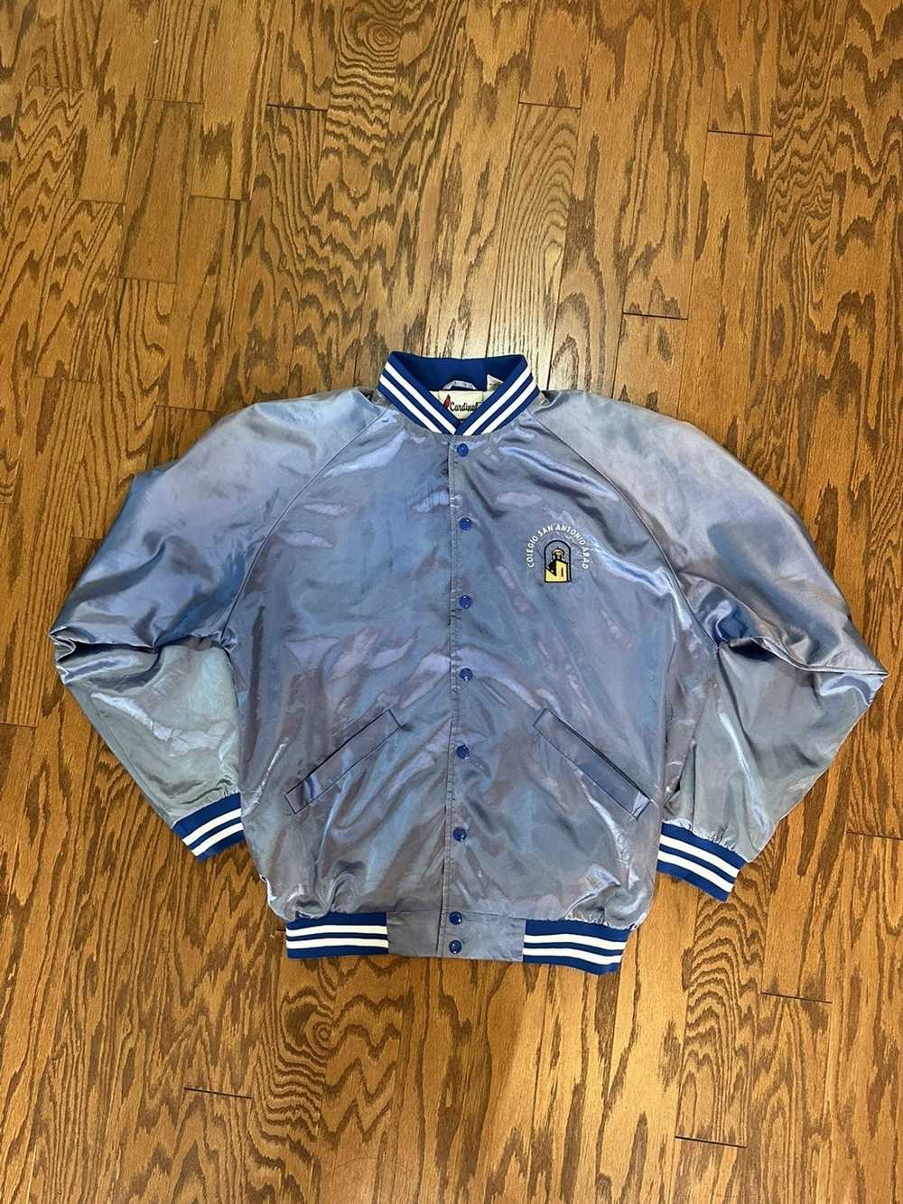 Sukajan Souvenir Jacket × Vintage Vintage Blue Sa… - image 2