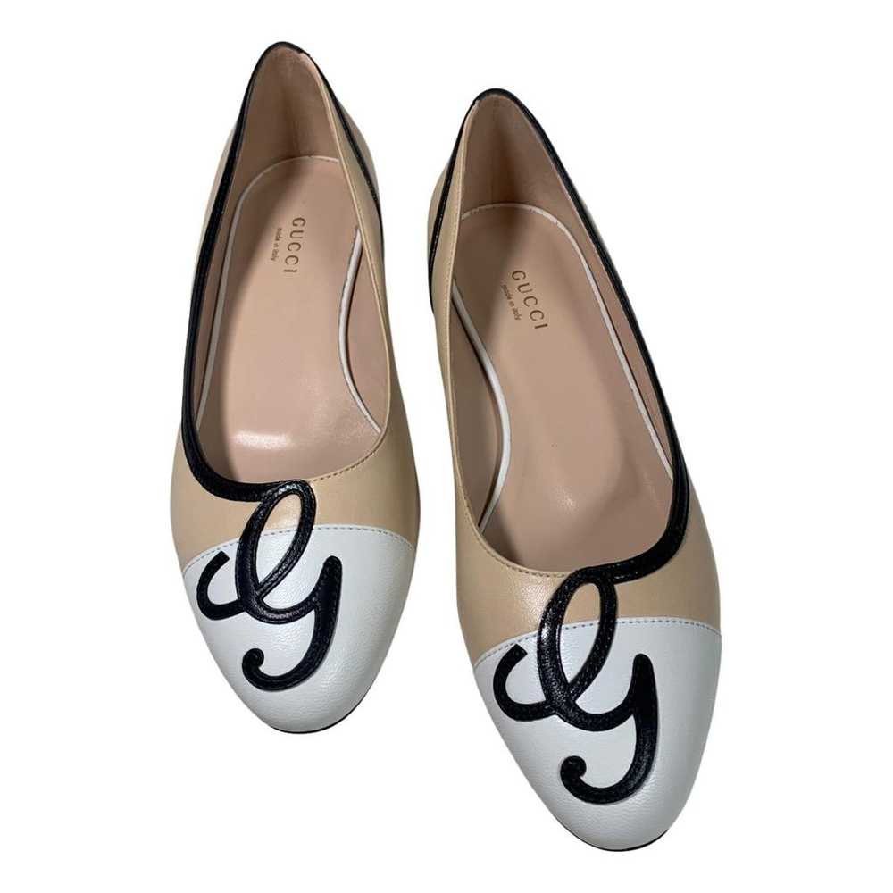 Gucci Leather ballet flats - image 1