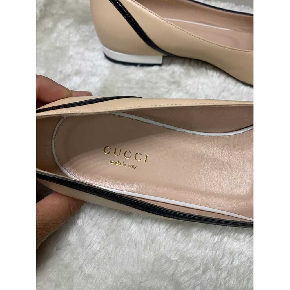 Gucci Leather ballet flats - image 5