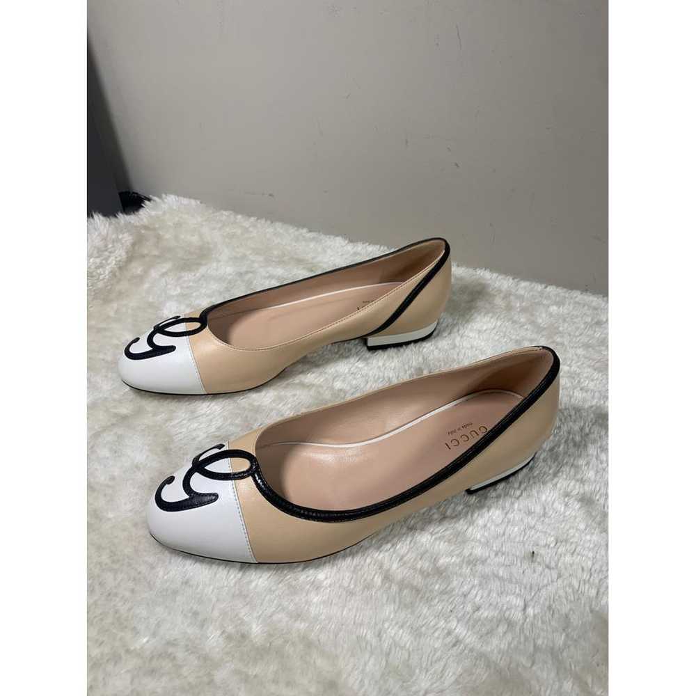 Gucci Leather ballet flats - image 7