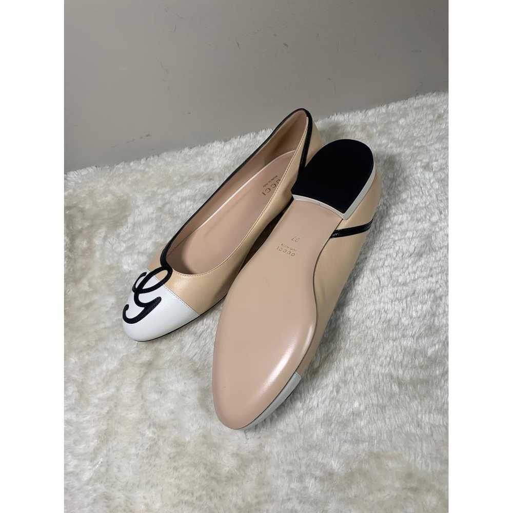 Gucci Leather ballet flats - image 8