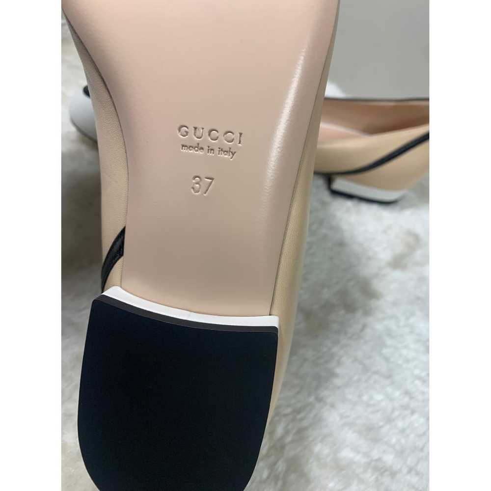 Gucci Leather ballet flats - image 9