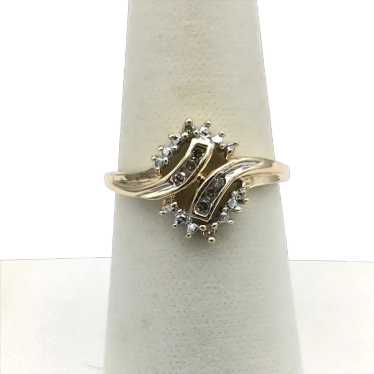 10K .08ctw Diamond Fashion Ring - image 1