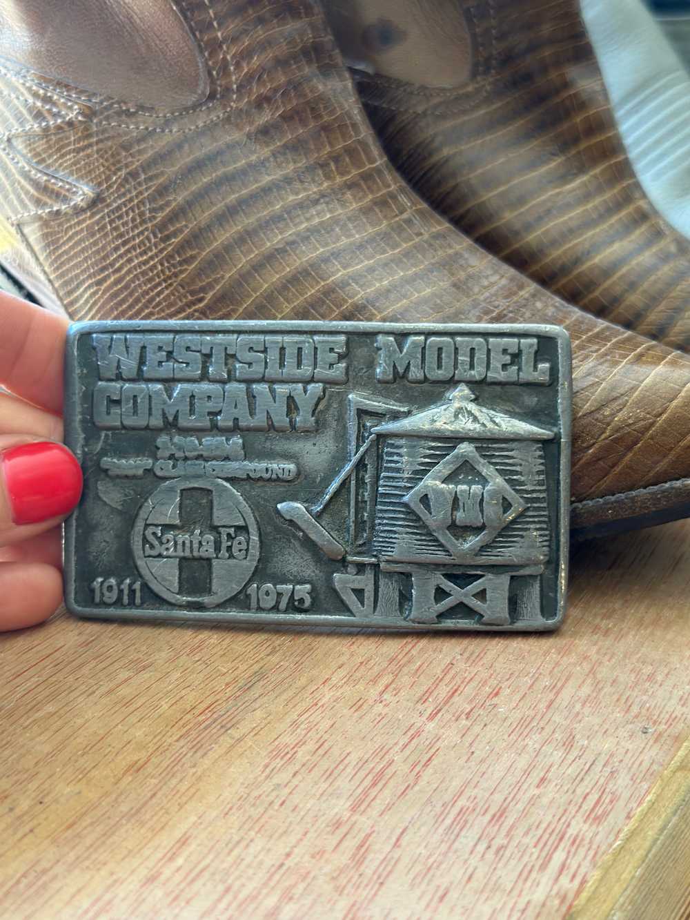 Westside Model Co. Santa Fe Belt Buckle - image 1