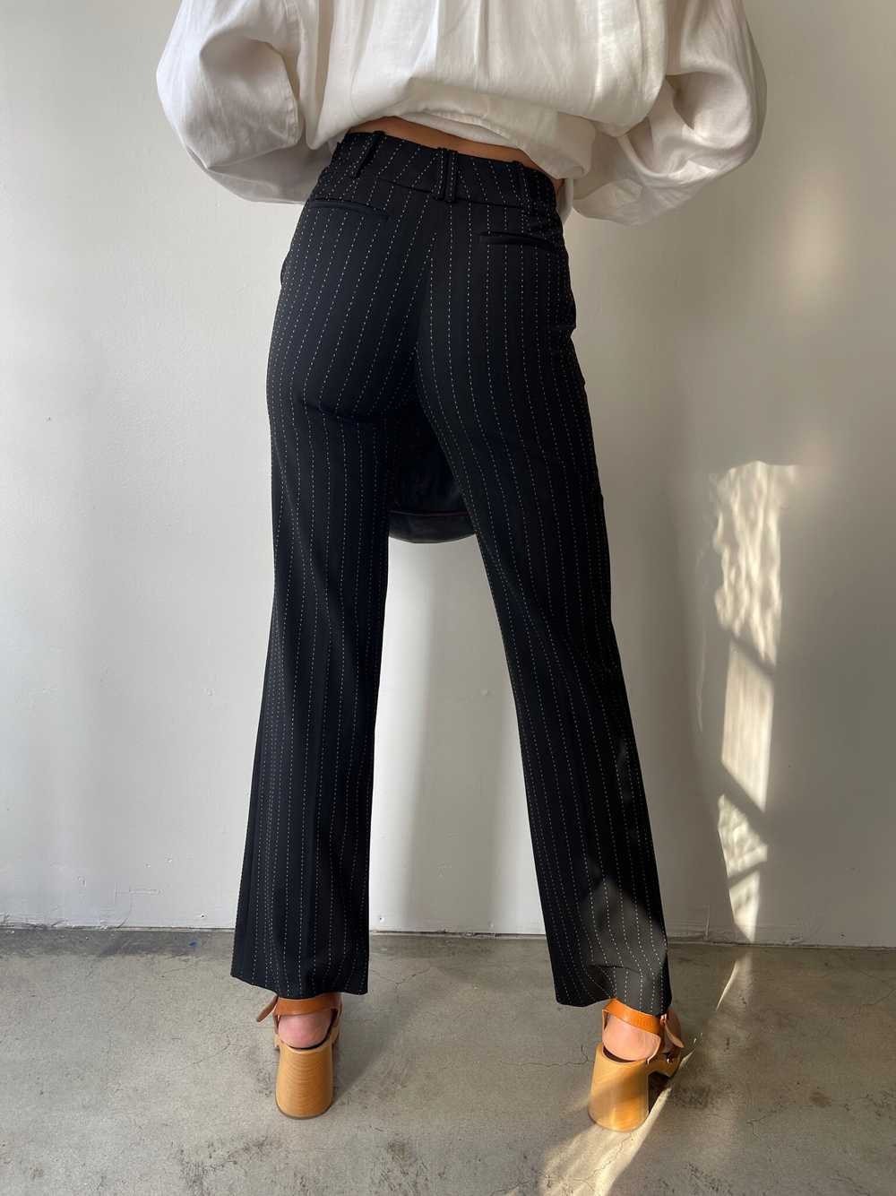 vintage escada pinstriped trousers 26 - image 2