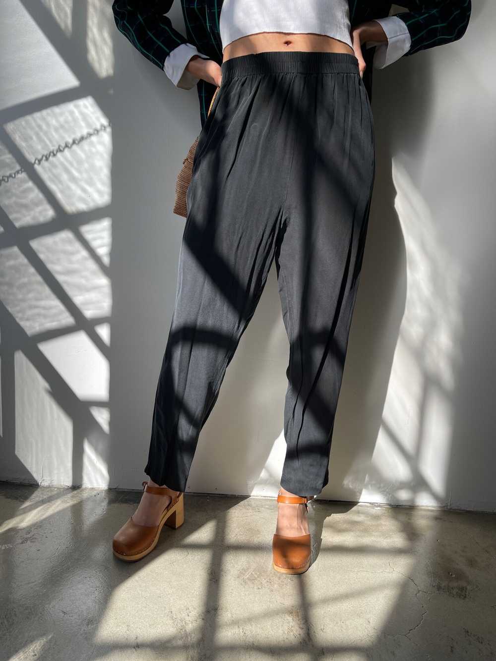 vintage silk trousers - image 3