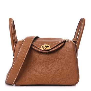 Hermès Lindy Mini Brown Leather ref.892478 - Joli Closet