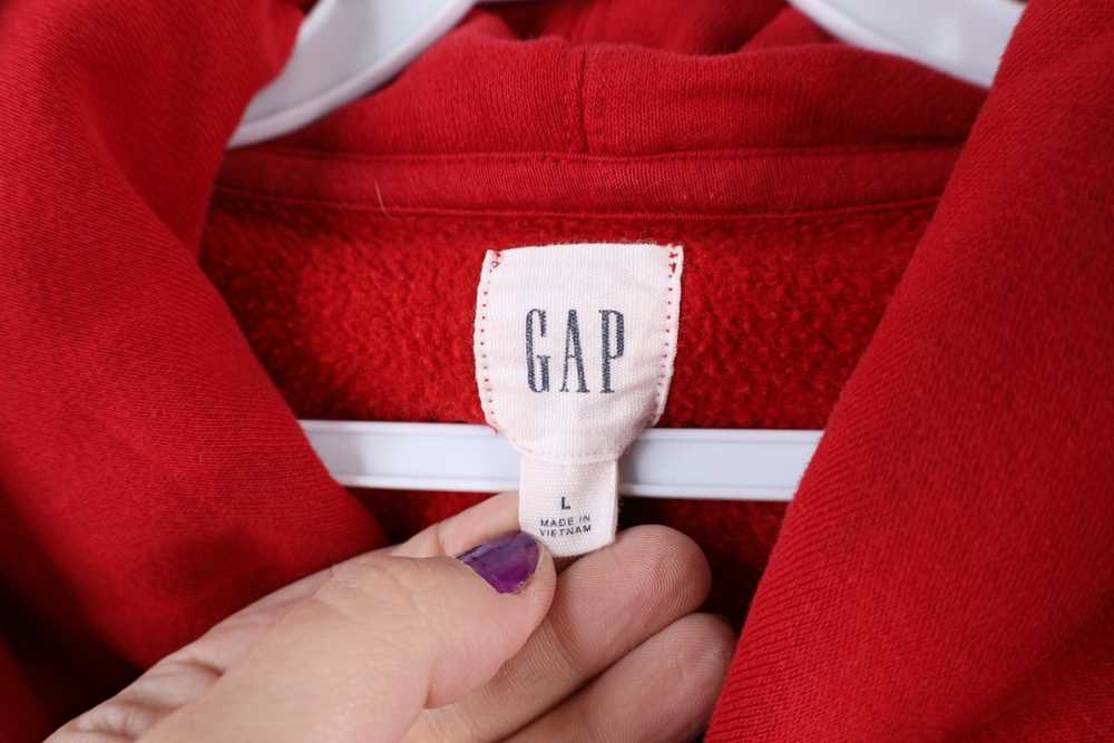 Gap × Vintage Vintage Gap Blank Hoodie Sweatshirt… - image 5
