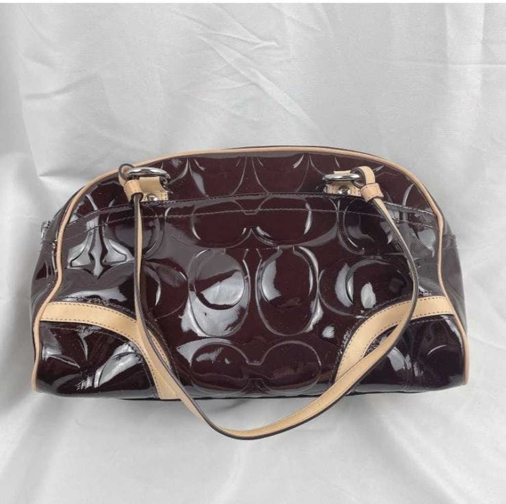 Coach Vintage coach patent leather handbag and wa… - image 6