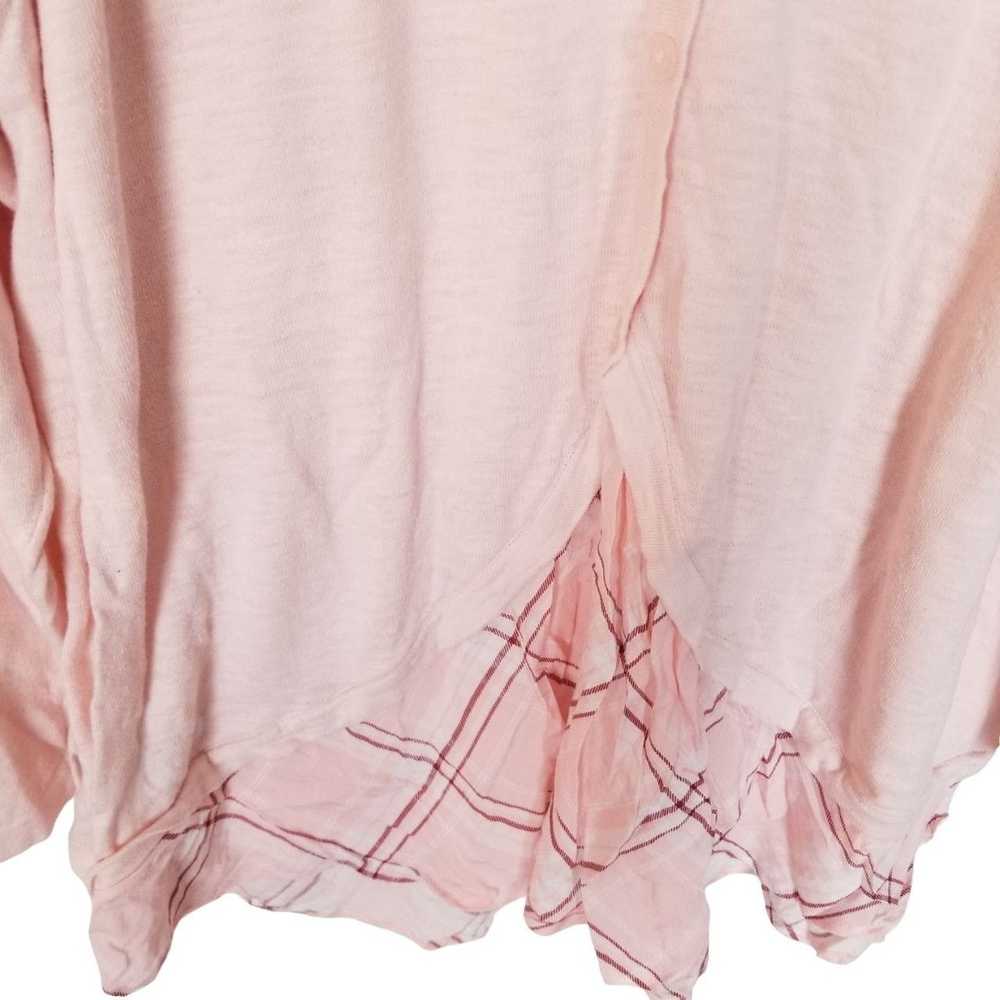 Other Torrid Womens 4X Peach Pink Long Sleeves Cr… - image 9