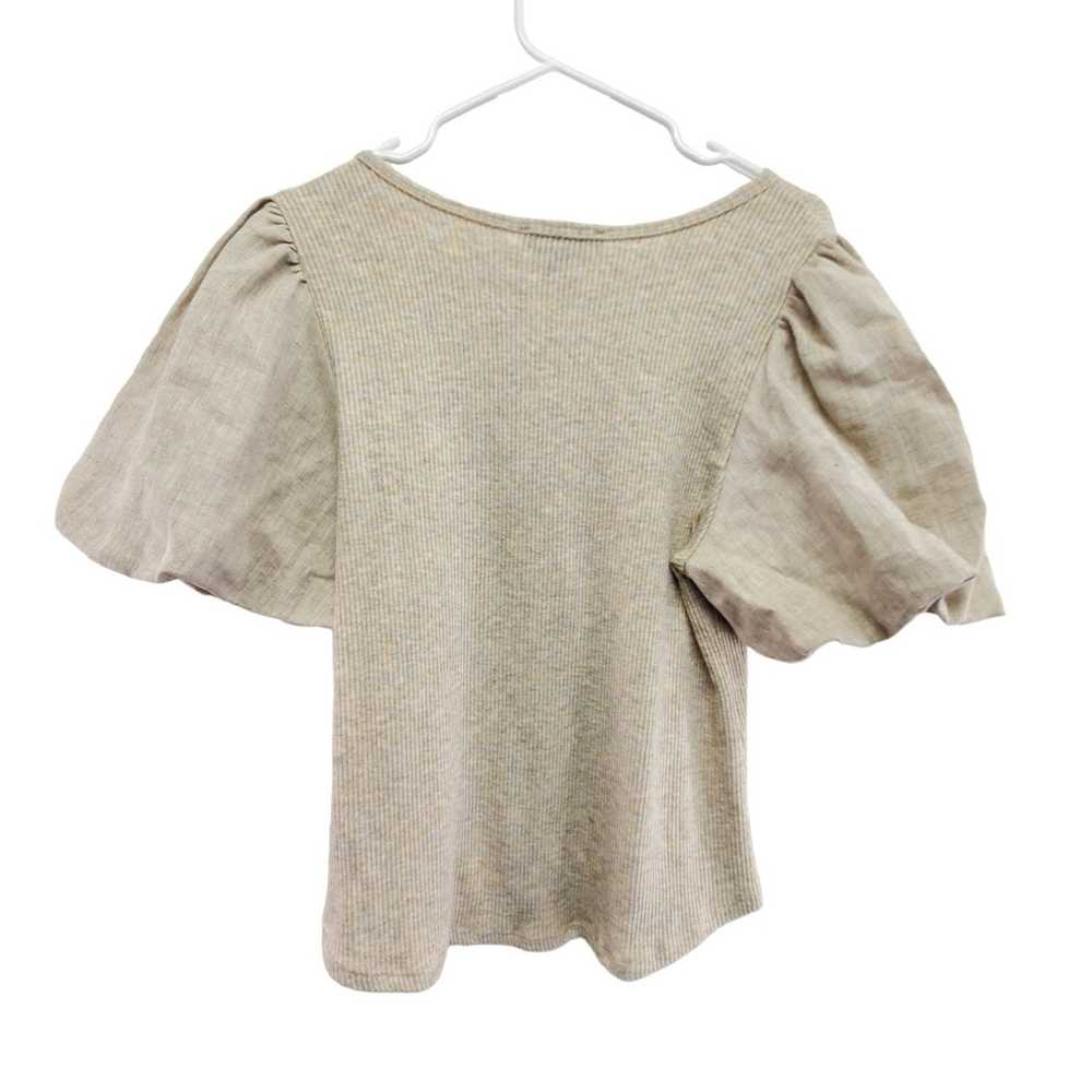 Other Karen Kane Petites Ribbed Crew Neck Linen P… - image 2