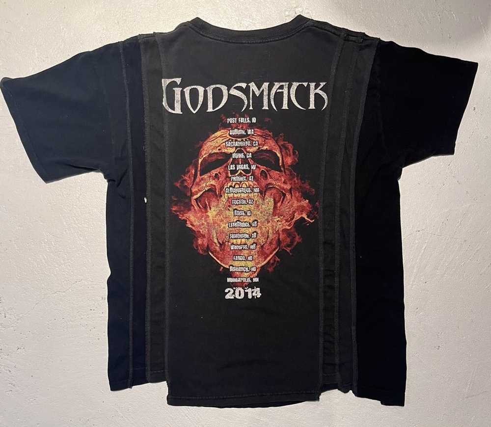 Needles Needles rebuild 7 cut t-shirt “Godsmack” - image 3