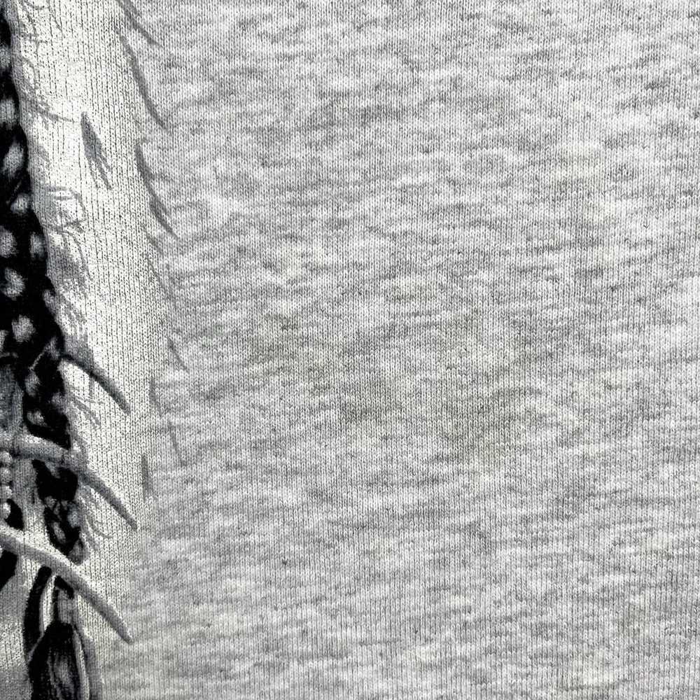Vintage Vintage Native American Sweatshirt Gray C… - image 8