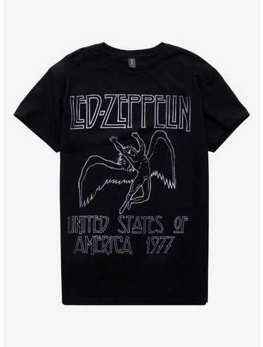 Led Zeppelin Led Zeppelin 1977 black T-Shirt. Unis