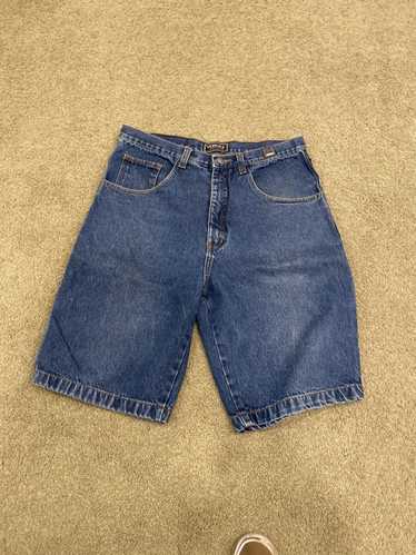 Vintage oversized jean shorts