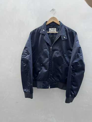 Acne Studios Acne blue bomber jacket - image 1