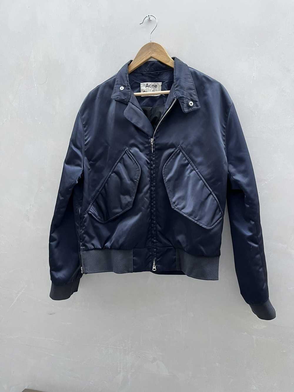 Acne Studios Acne blue bomber jacket - image 3