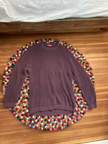Supreme Supreme open knit box logo sweater