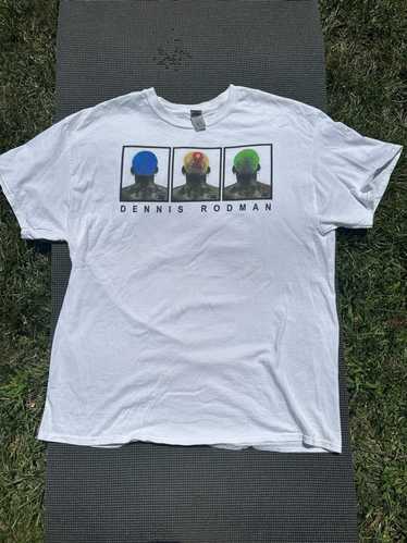 Dennis Rodman NBA basketball Vintage Bootleg Retro 90s Rap Tee T-shirt Art  Print for Sale by jat1nim6