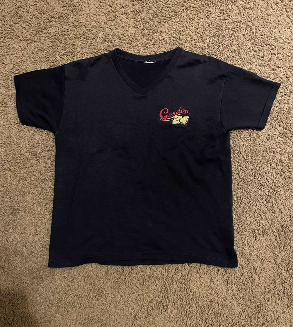 Vintage Vintage Jeff Gordon 24 V-neck T-shirt - image 1