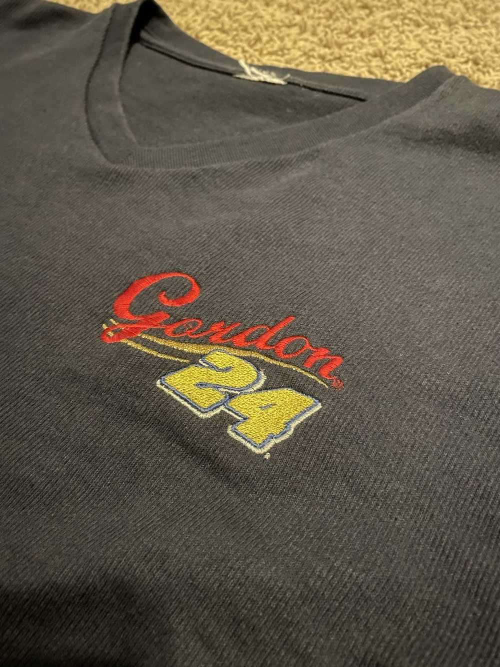 Vintage Vintage Jeff Gordon 24 V-neck T-shirt - image 2