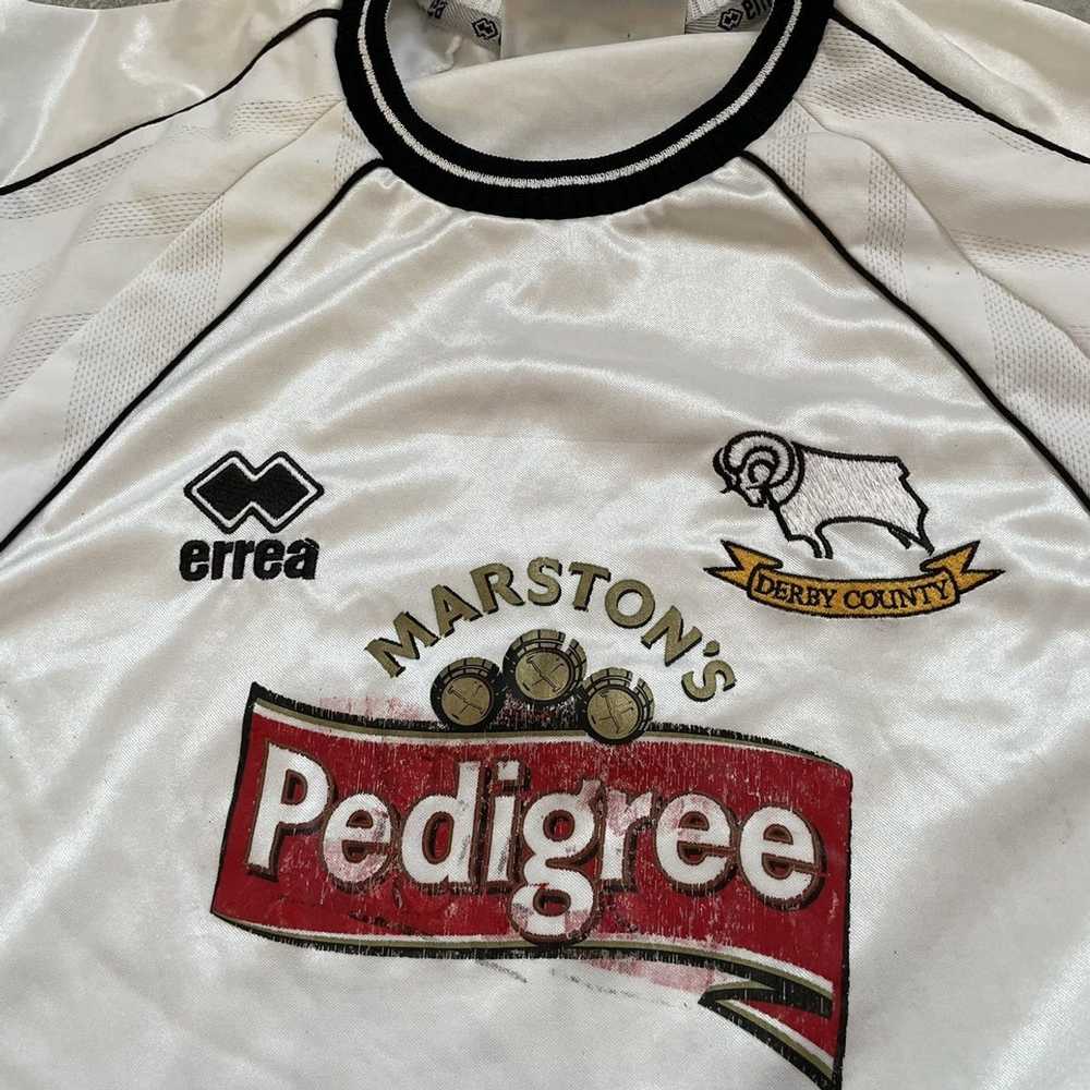 Derby × Jersey × Rare Errea Derby county Shirt 90… - image 4