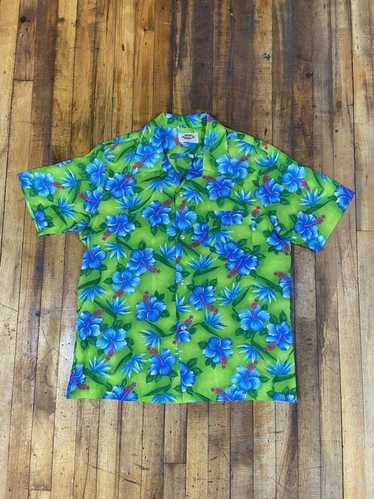 Hawaiian Floral Pattern SB Pine Green Hawaiian Shirt For Men And Women -  Banantees