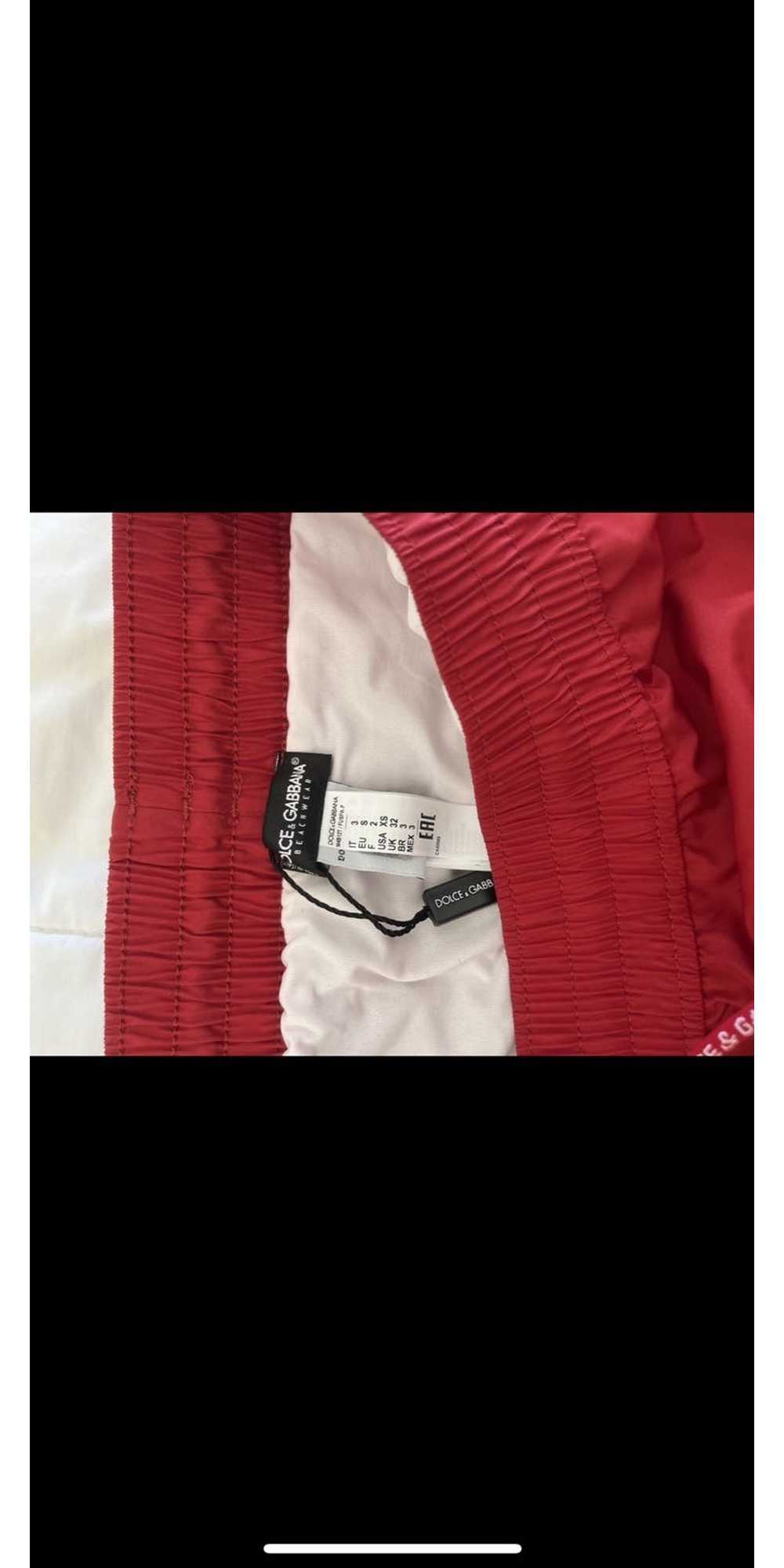 Dolce & Gabbana Dolce and gabbana red swim shorts - image 3