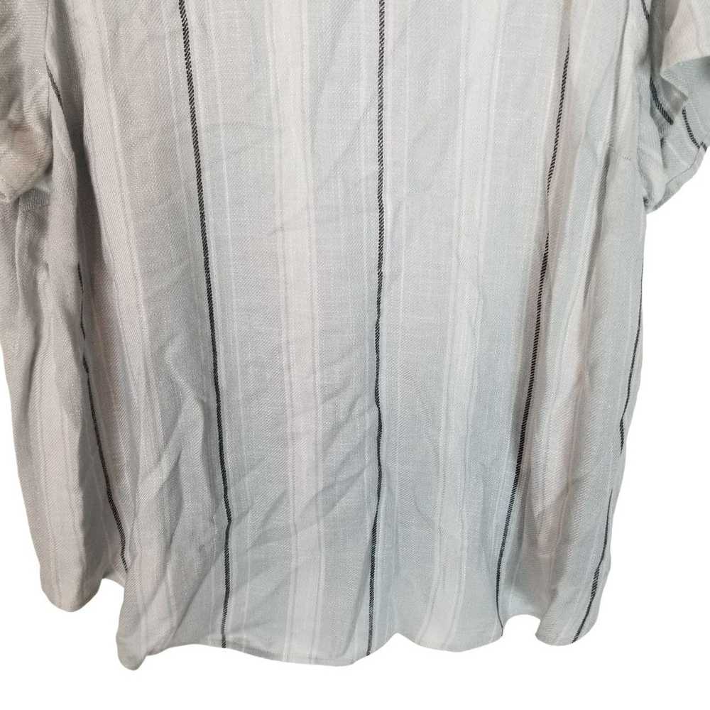 Other Torrid Womens 2X Gray Striped Short Sleeve … - image 3
