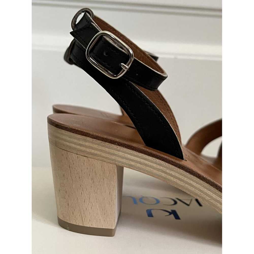 K Jacques Leather sandal - image 3