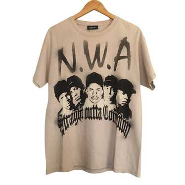 Obsessed Boutique N.W.A. Straight Outta Compton Graphic Tee Adult XXX-Large / Black / Regular Heavyweight