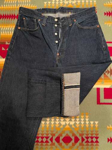 LVC 1990s Levis pre-LVC Selvedge Cinch-Back jeans