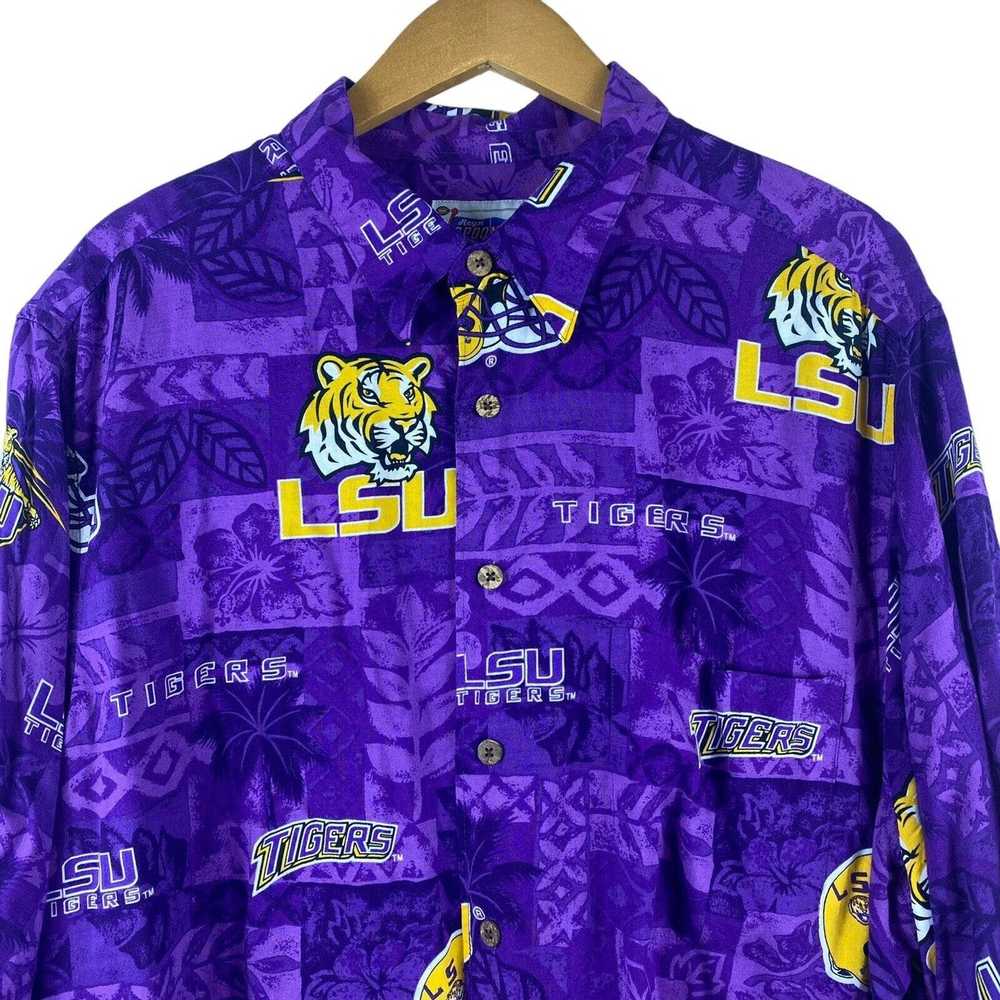 American College × Reyn Spooner Vtg LSU Tigers Me… - image 2