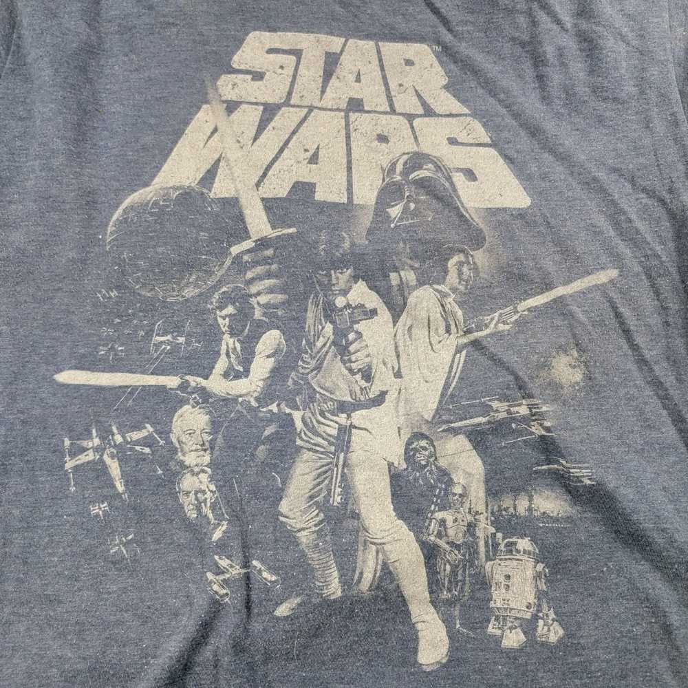 Star Wars Star Wars Adults Medium Gray Short Slee… - image 3