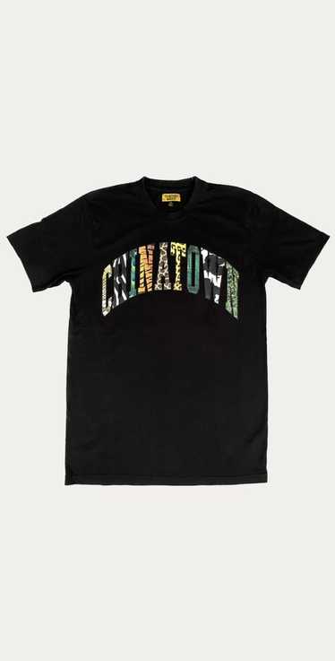 Market Chinatown Animal Print Spellout T Shirt