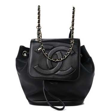 black chanel backpack bag