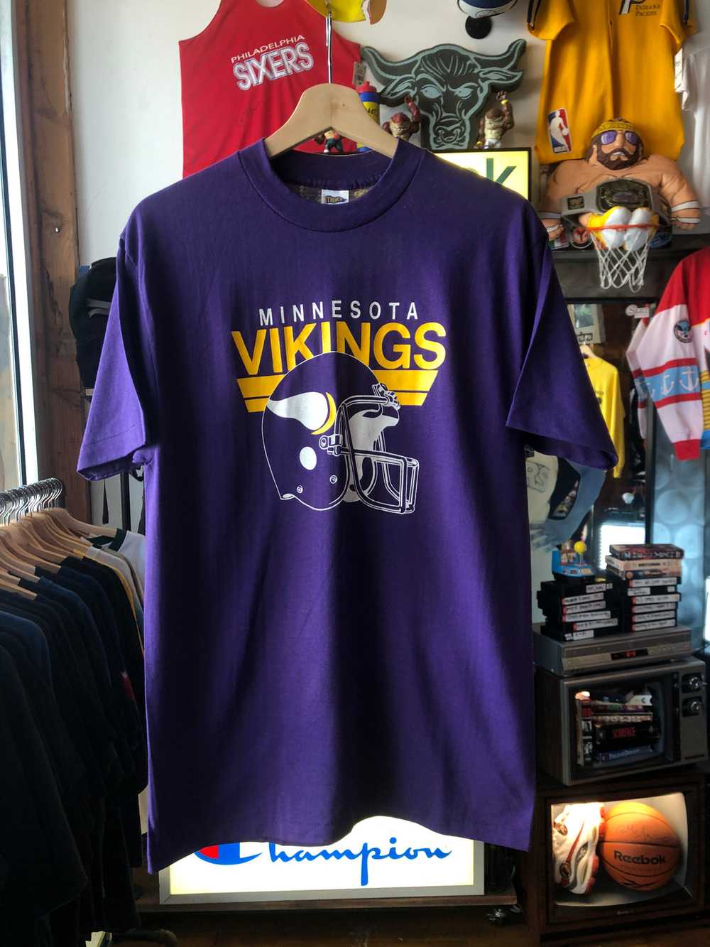 Vintage Reebok Distressed Adrian Peterson Minnesota Vikings 