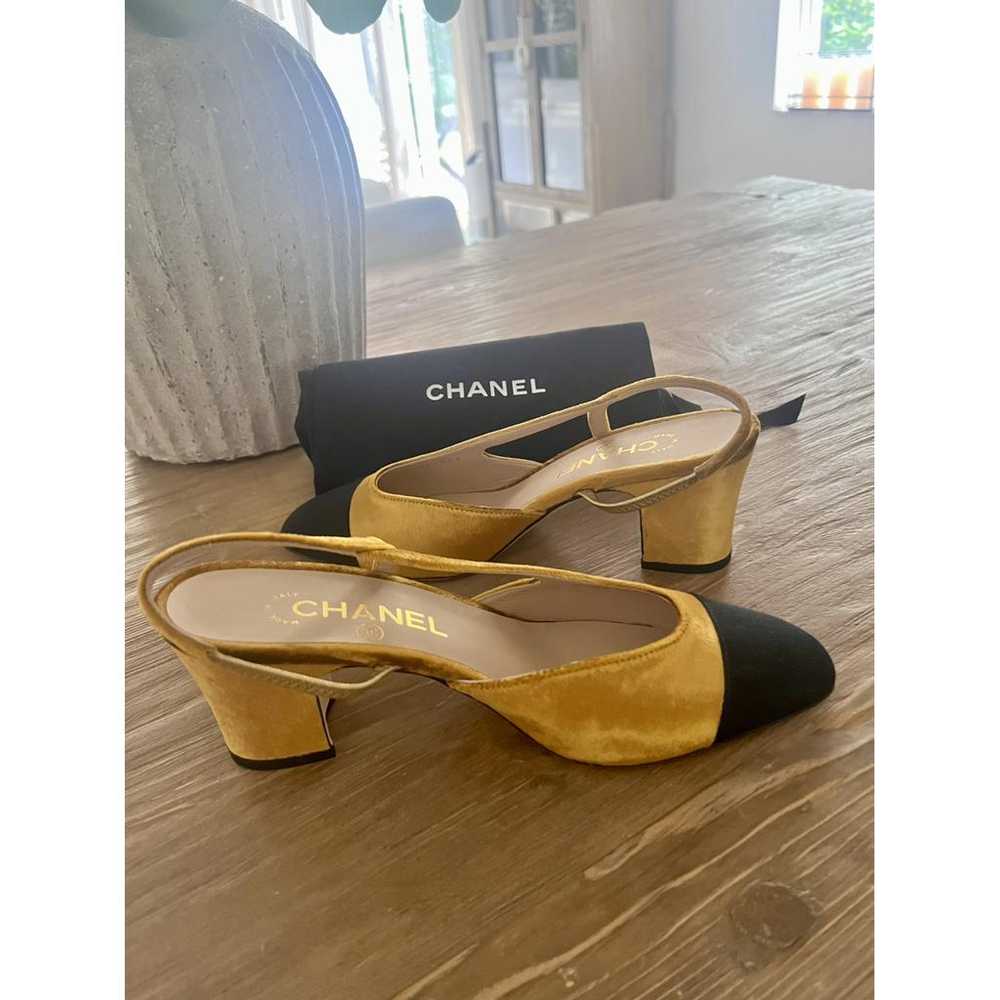 Chanel Velvet mules & clogs - image 4
